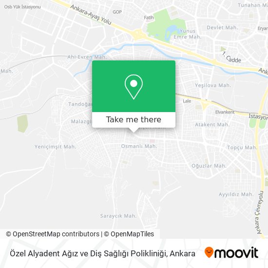 Özel Alyadent Ağız ve Diş Sağlığı Polikliniği map