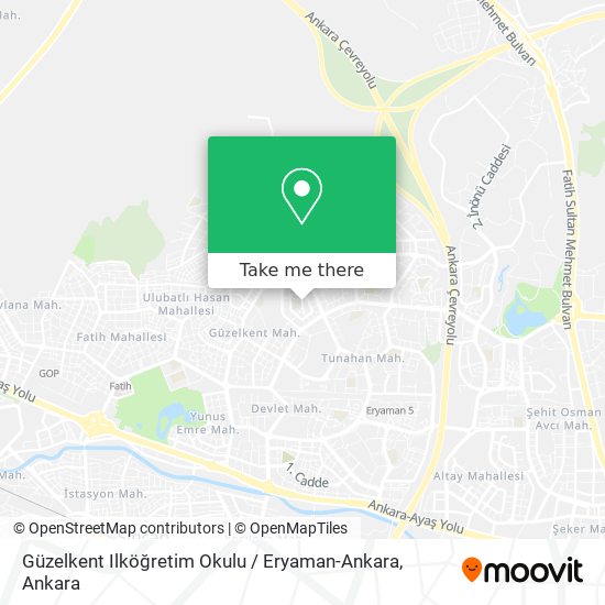 Güzelkent Ilköğretim Okulu / Eryaman-Ankara map