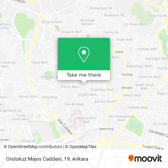 Ondokuz Mayıs Caddesi, 19 map