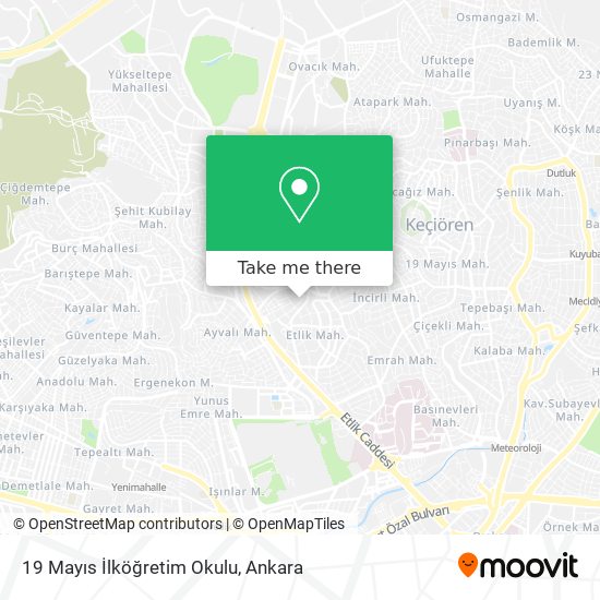 19 Mayıs İlköğretim Okulu map