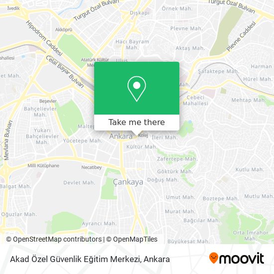 Akad Özel Güvenlik Eğitim Merkezi map