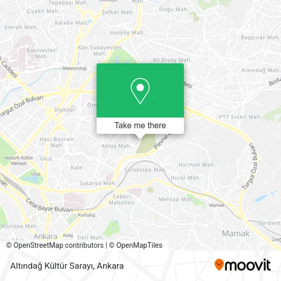 Altındağ Kültür Sarayı map