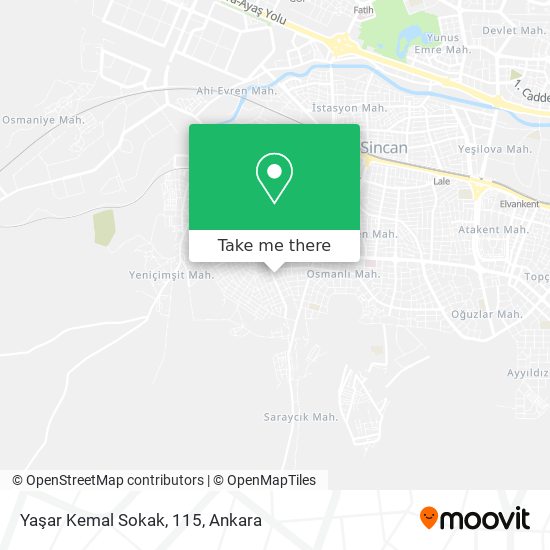Yaşar Kemal Sokak, 115 map