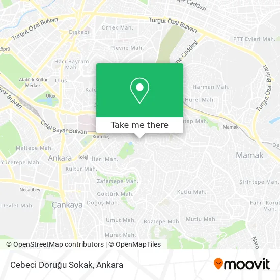 Cebeci Doruğu Sokak map