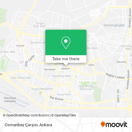 Osmanbey Çarşısı map