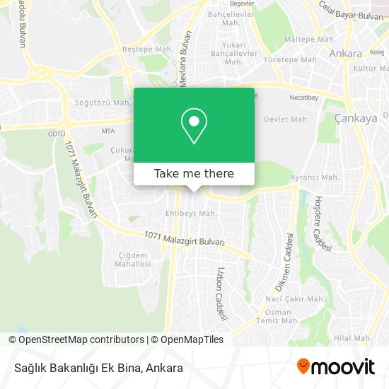 Sağlık Bakanlığı Ek Bina map