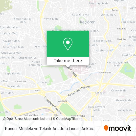Kanuni Mesleki ve Teknik Anadolu Lisesi map