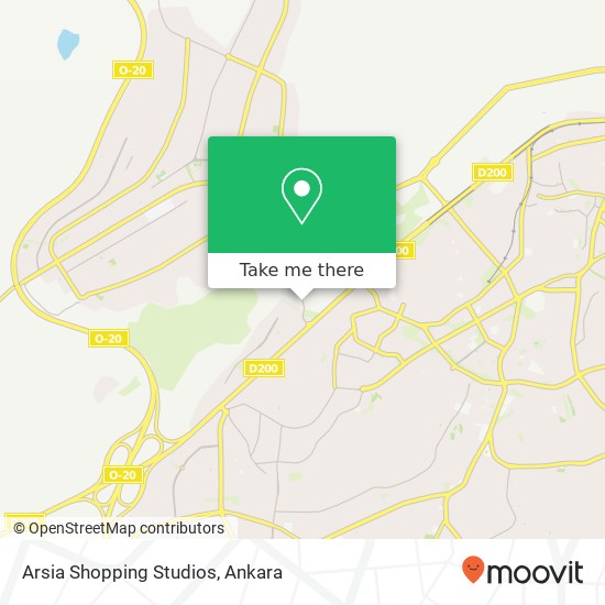 Arsia Shopping Studios map