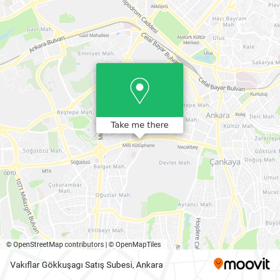 Vakıflar Gökkuşagı Satış Subesi map