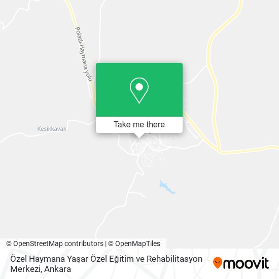 Özel Haymana Yaşar Özel Eğitim ve Rehabilitasyon Merkezi map