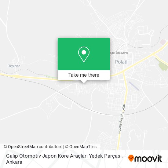 Galip Otomotiv Japon Kore Araçları Yedek Parçası map