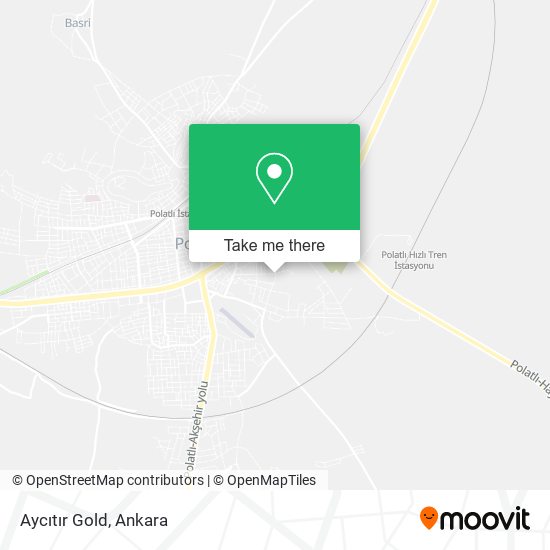 Aycıtır Gold map
