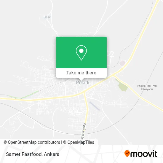 Samet Fastfood map