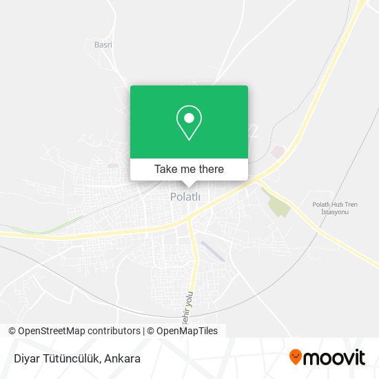Diyar Tütüncülük map