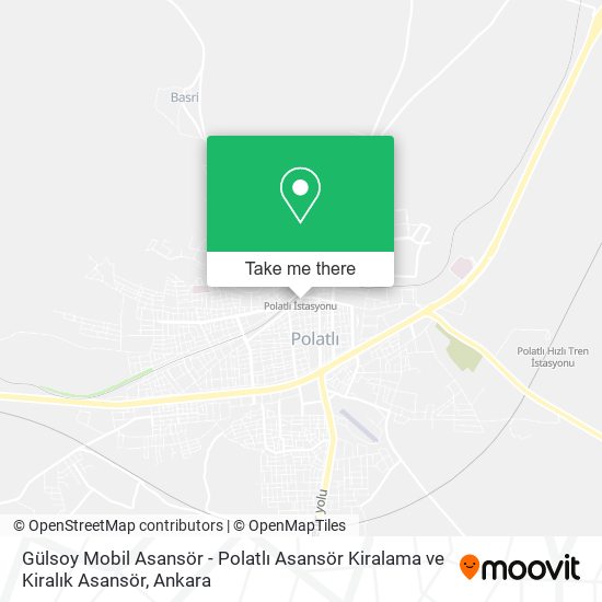 Gülsoy Mobil Asansör - Polatlı Asansör Kiralama ve Kiralık Asansör map