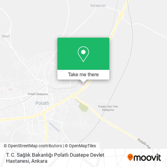 T. C. Sağlık Bakanlığı Polatlı Duatepe Devlet Hastanesi map