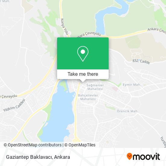 Gaziantep Baklavacı map