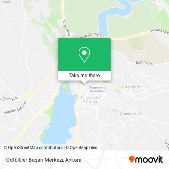 Odtülüler Başarı Merkezi map