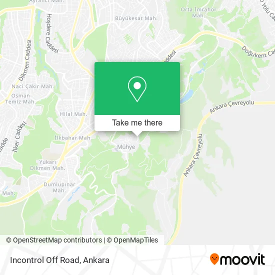 Incontrol Off Road map