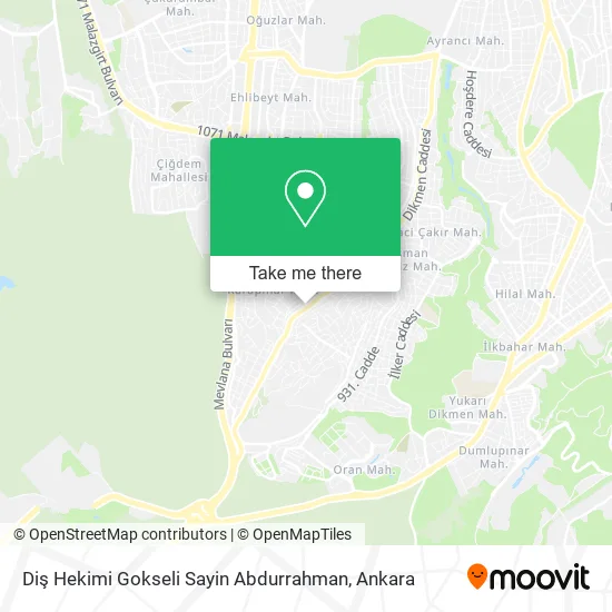 Diş Hekimi Gokseli Sayin Abdurrahman map