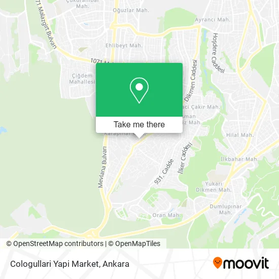 Cologullari Yapi Market map