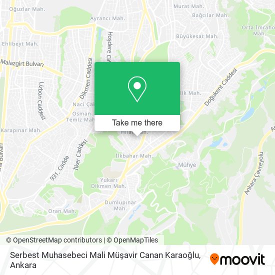 Serbest Muhasebeci Mali Müşavir Canan Karaoğlu map