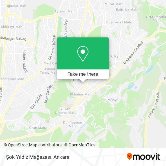 Şok Yıldız Mağazası map