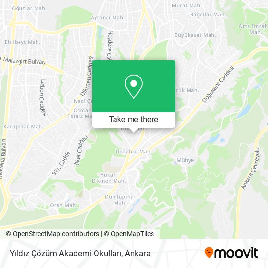 Yıldız Çözüm Akademi Okulları map