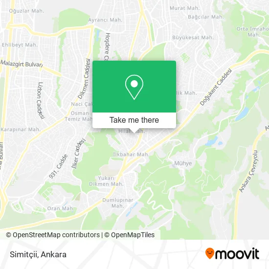 Simitçii map