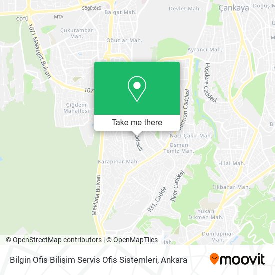 Bilgin Ofis Bilişim Servis Ofis Sistemleri map