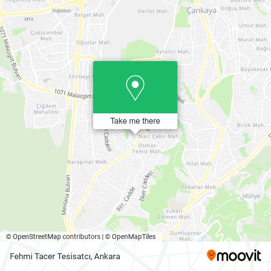 Fehmi Tacer Tesisatcı map