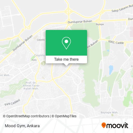 Mood Gym map