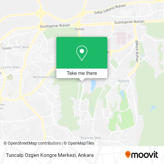 Tuncalp Ozgen Kongre Merkezi map