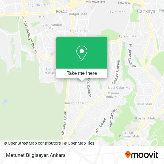 Metunet Bilgisayar map