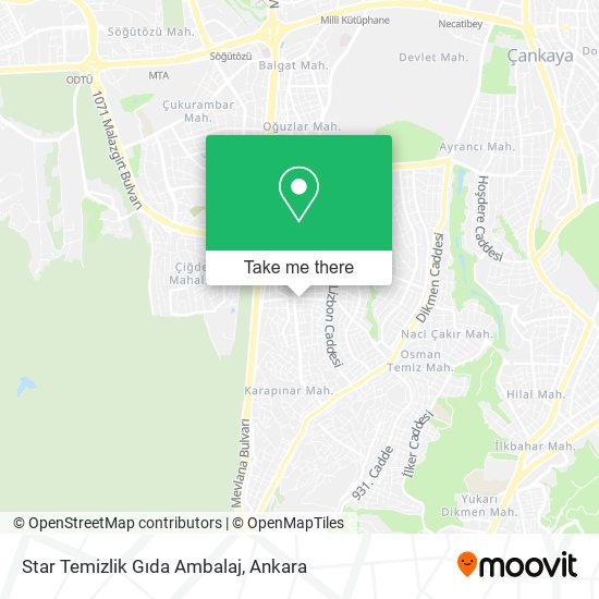 Star Temizlik Gıda Ambalaj map