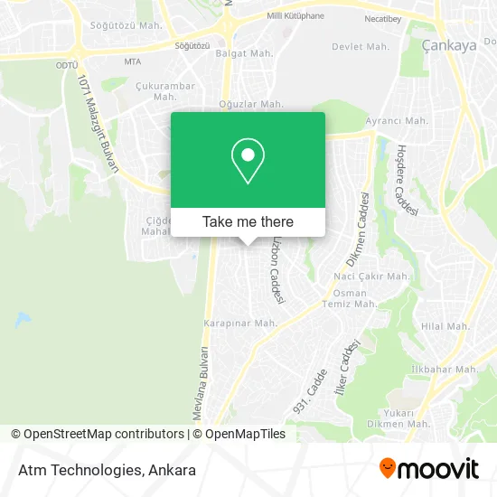 Atm Technologies map