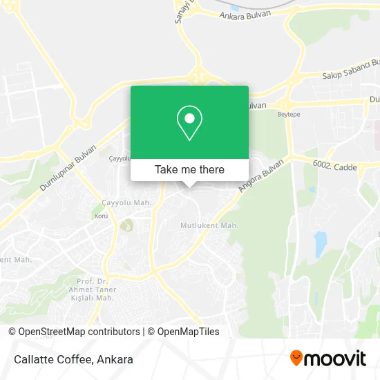 Callatte Coffee map
