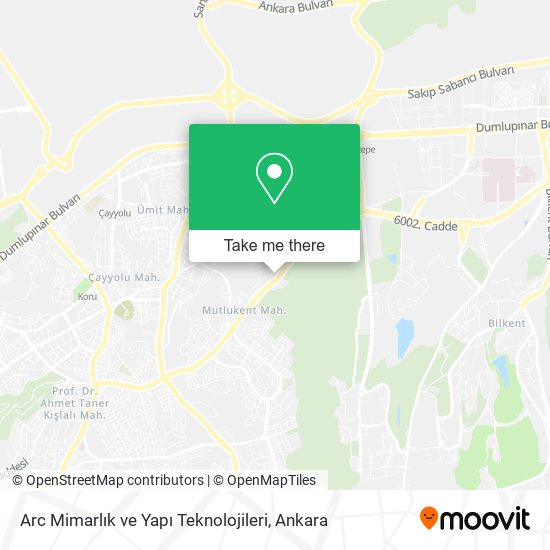 Arc Mimarlık ve Yapı Teknolojileri map