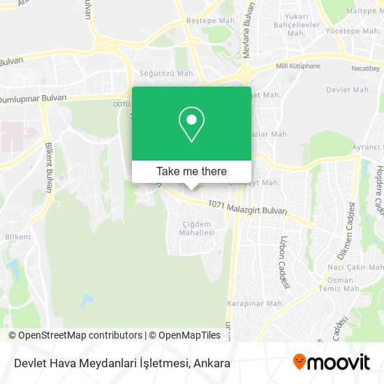 Devlet Hava Meydanlari İşletmesi map