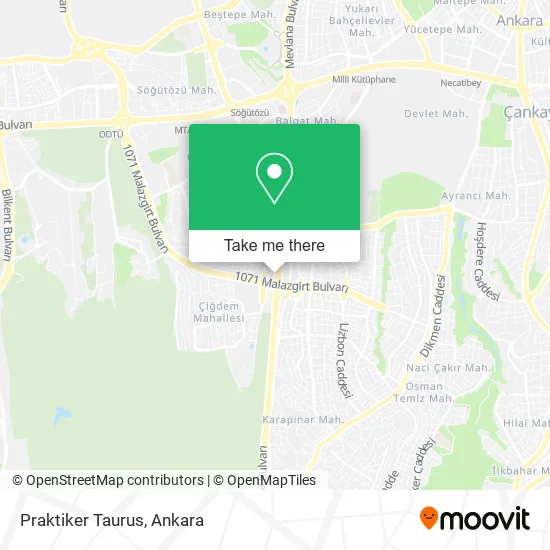 Praktiker Taurus map