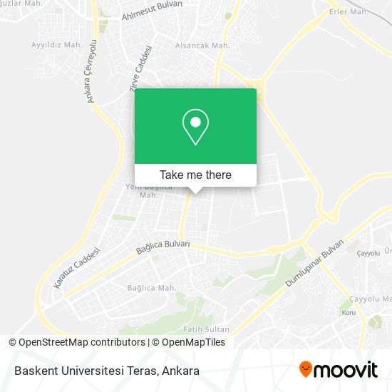 Baskent Universitesi Teras map