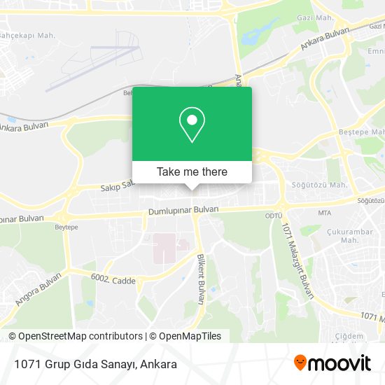 1071 Grup Gıda Sanayı map
