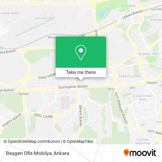 Beşgen Ofis Mobilya map