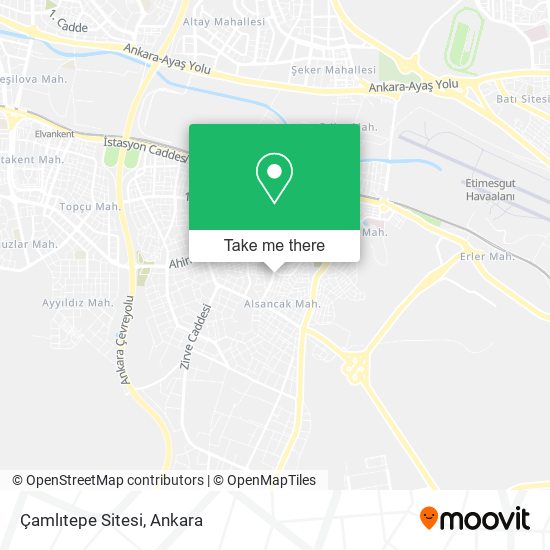 Çamlıtepe Sitesi map