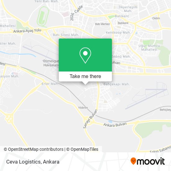 Ceva Logistics map