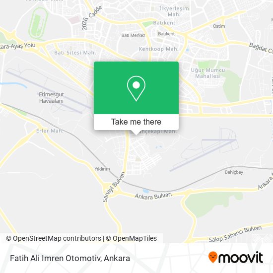 Fatih Ali Imren Otomotiv map
