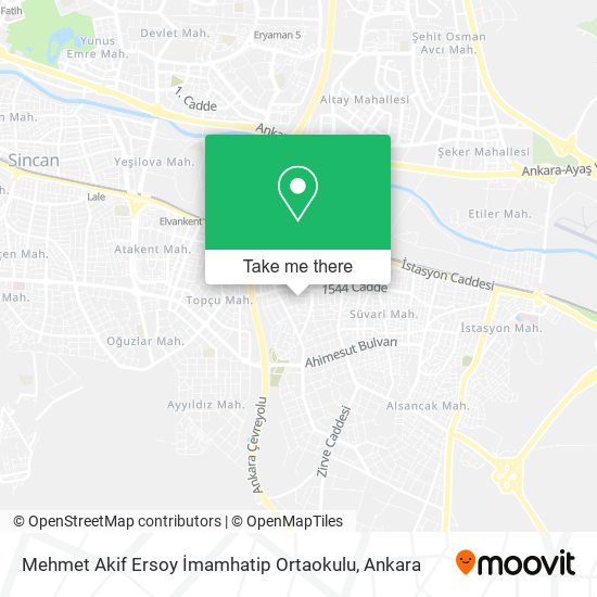 Mehmet Akif Ersoy İmamhatip Ortaokulu map