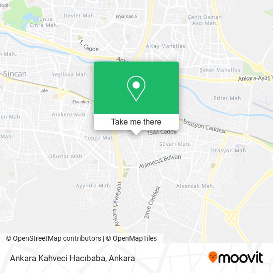 Ankara Kahveci Hacıbaba map