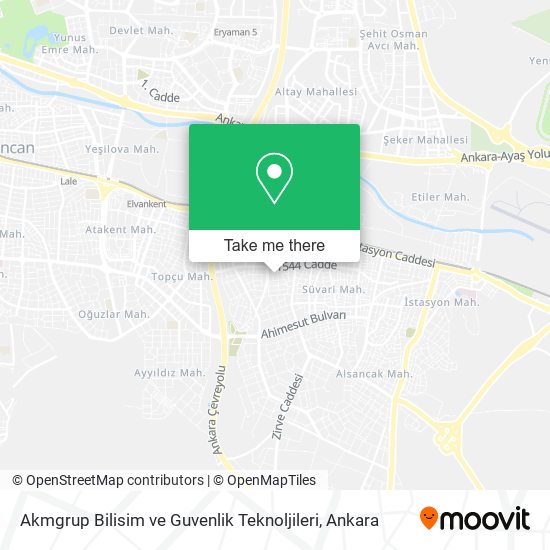 Akmgrup Bilisim ve Guvenlik Teknoljileri map