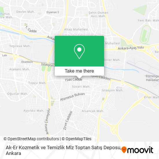 Ak-Er Kozmetik ve Temizlik Mlz Toptan Satış Deposu map